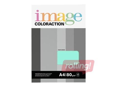Papīrs Image Coloraction, A4, 80 g/m2, 50 loksnes, Bermuda / Azure Blue