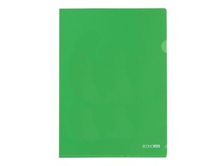Mape - stūrītis Economix,  A4, 180 mic., glancēta, zaļa
