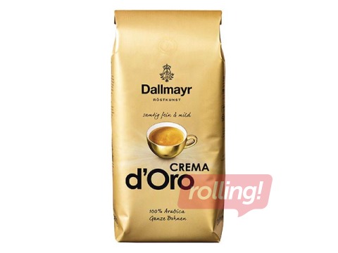 Kafijas pupiņas Dallmayr Crema d'Oro (1kg) + AKCIJA! Pērc kafiju un saņem dāvanu!