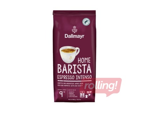 Kafijas pupiņas Dallmayr Home Barista Espresso Intenso (1kg) + AKCIJA! Pērc kafiju un saņem dāvanu!