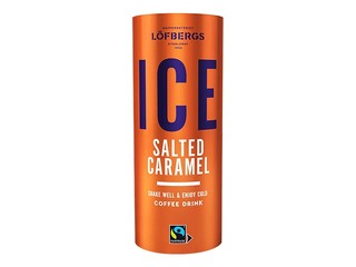Aukstās kafijas dzēriens Löfbergs Ice Salted Caramel Fairtrade, 230ml