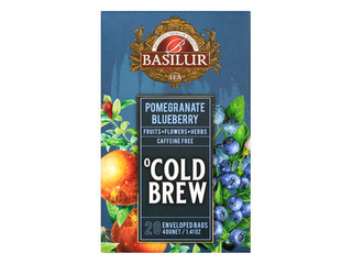 Tēja aukstā augļu Basilur Cold Brew Pomegrnate Blueberry, 20 pac.
