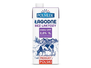 Piens bez laktozes Polmlek, 2%, 1l 