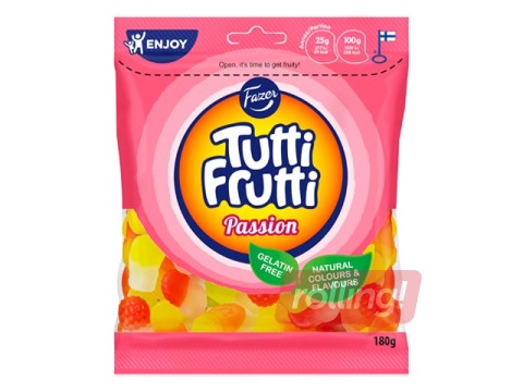 Želejkonfektes Tutti Frutti Passion, 180g