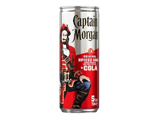 Kokteiļi Captain Morgan & Cola, 5%, 0.25L