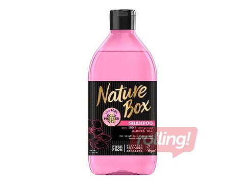 Šampūns Nature Box Almond, 385 ml