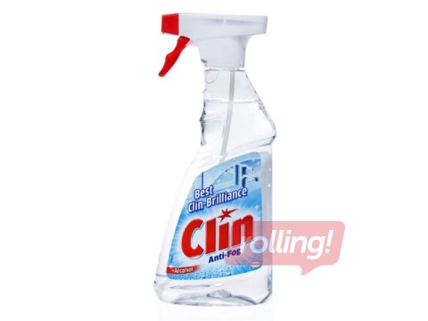 Stikla virsmu tīrīšanas līdzeklis CLIN anti-fog ,500ml