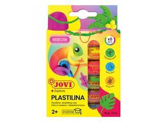 Plastilīns Jovi, neon, 15 g, 6 krāsas