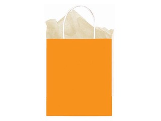 Dāvanu maisiņš papīra TOPTWIST 240x110x310mm, oranžs