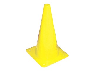 Training cone, 23cm, yellow