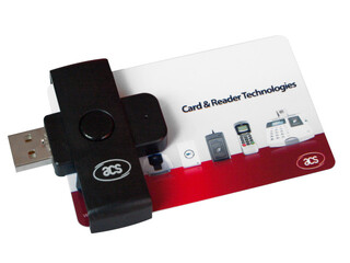 Viedkaršu lasītājs ACS PocketMate II (USB Type-A), Melns