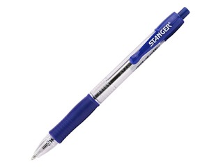 Lodīšu pildspalva Stanger R1.0, softgrip, zila