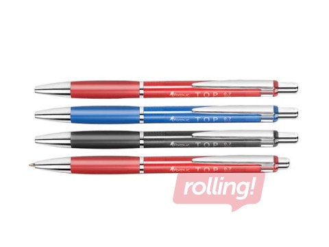 Lodīšu pildspalva Forpus Top, asorti korpusa krāsas, zila