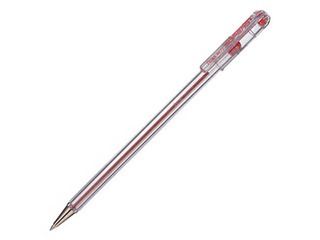 Lodīšu pildspalva Pentel Superb BK-77, sarkana