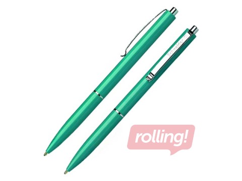 Lodīšu pildspalva Schneider, K15, zaļš korpuss, zila