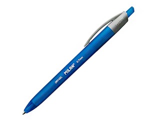 Retractable Ballpoint Milan Dry Gel, blue