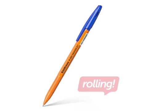 Lodīšu pildspalva ErichKrause R-301 ORANGE, 0.7mm, zila
