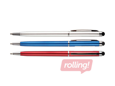 Lodīšu pildspalva Centrum Touch Pen, pagriežama, 0.7mm, zila