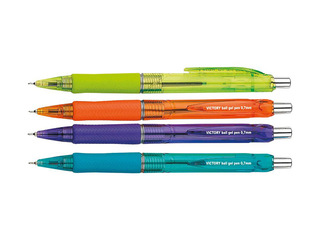 Lodīšu pildspalva Centrum VICTORY, automātiska, 0.7mm, zila eļļas bāzes tinte