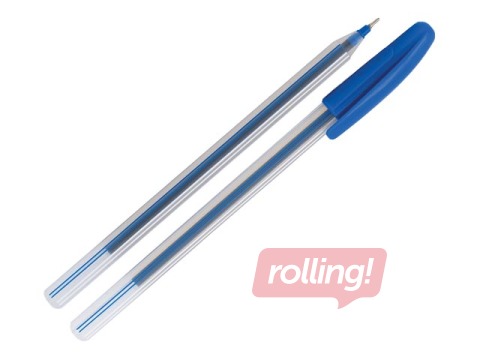 Lodīšu pildspalva DATEX LINE, 0.7mm, zila tinte