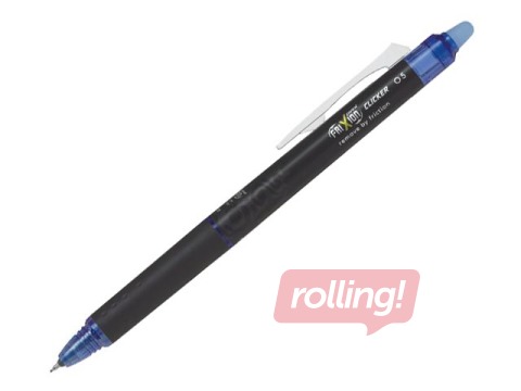 Pildspalva rollers Pilot Frixion Clicker, dzēšama, 0.5mm, zila tinte