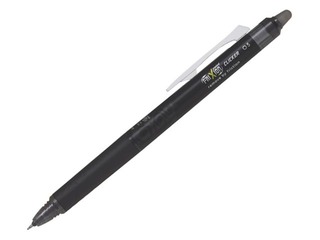 Pildspalva rollers Pilot Frixion Clicker, dzēšama, 0.5 mm melna tinte