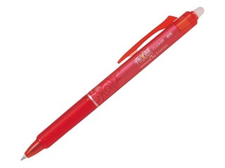 Pildspalva rollers Pilot Frixion Clicker, dzēšama, 0.5 mm, sarkana tinte