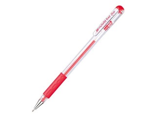 Gel Pen Pentel Hybrid Grip K116, red