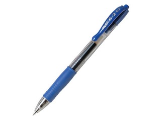 Gēla pildspalva PILOT G-2, 0.7 mm, zila tinte