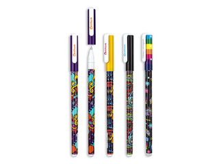 Gēla pildspalva Centrum MONSTER, dzēšama, 0.5mm, zila tinte