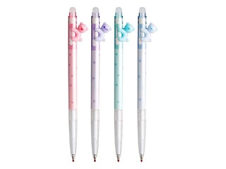 Gēla pildspalva dzēšama Happy Color Bears Pastel, 0,5 mm, zila tinte