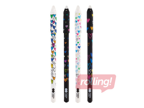 Gēla pildspalva dzēšama Happy Color My Love, zila tinte, 0.5mm