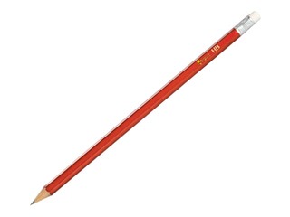 Zīmulis Forpus, ar dzēšgumiju, sarkans korpuss, HB