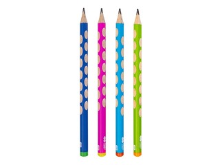 Zīmulis trīsstūra Happy Color ar ergonomisku satvērienu, 2B, asorti krāsas