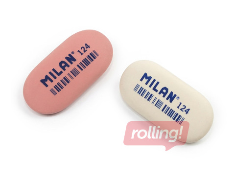 Dzēšgumija Milan 124, 2 krāsas, 1 gab.