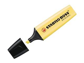 Маркер текстовой Stabilo Boss Original Pastel, жёлтый