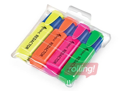 Teksta marķieru komplekts Forpus, 2-5mm, 4 krāsas