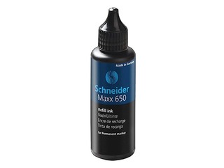 Ink bottle for permanent marker Schneider 650, black