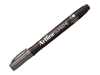 Permanentais marķieris Artline Supreme, apaļš, pelēks, 1-2mm