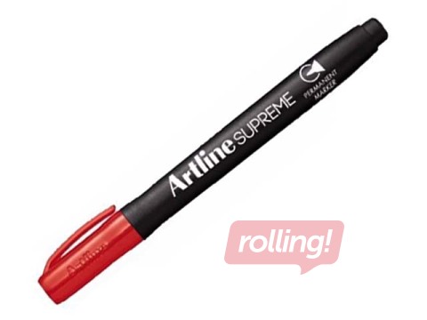 Permanentais marķieris Artline Supreme, apaļš, sarkans, 1-2mm