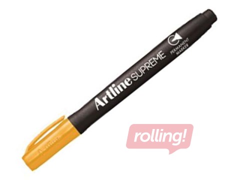 Permanentais marķieris Artline Supreme, apaļš, dzeltens, 1-2mm