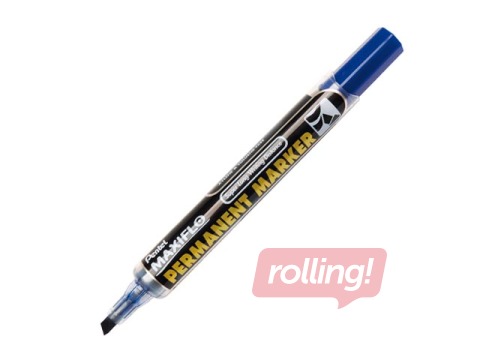 Permanentais marķieris Pentel Maxiflo, slīps, zils, 2-4.5mm