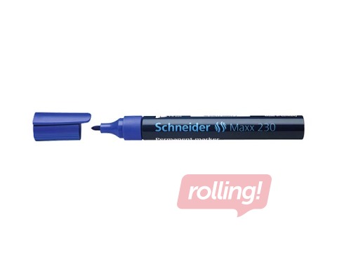 Permanent marker Schneider 230, 1-3 mm, blue