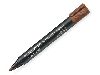 Permanentais marķieris Staedtler Lumcolor 352, 2.0mm, brūns