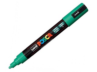 Marķieris Uni Posca PC - 5M, zaļš