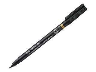 Noturīgais marķieris Staedtler Lumocolor 319 speciālais, 0,6 mm, melns