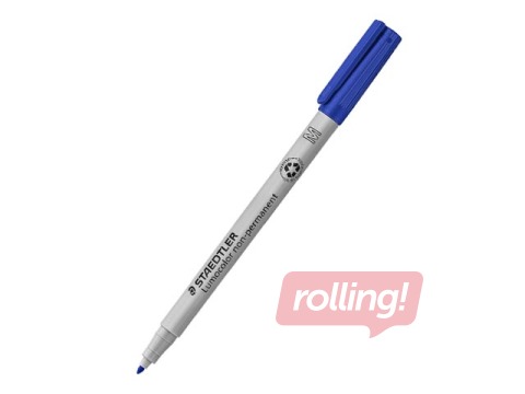 Marķieris Staedtler Lumocolor 315, zils, 1mm, nav permanents