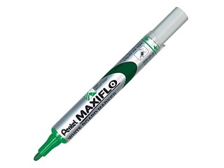 Marķieris baltajai tāfelei, Pentel Maxiflo, konisks, zaļš