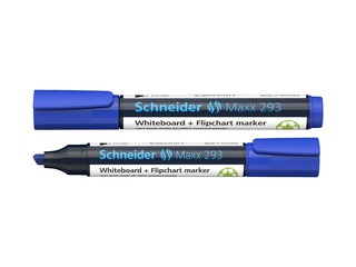 Marķieris baltajai tāfelei un flipchart papīram Schneider 293, 2-5mm, zils