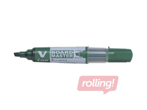 Marķieris baltajai tāfelei Pilot, V Board Master, nošķelts, zaļš, 2.2–5.2mm
